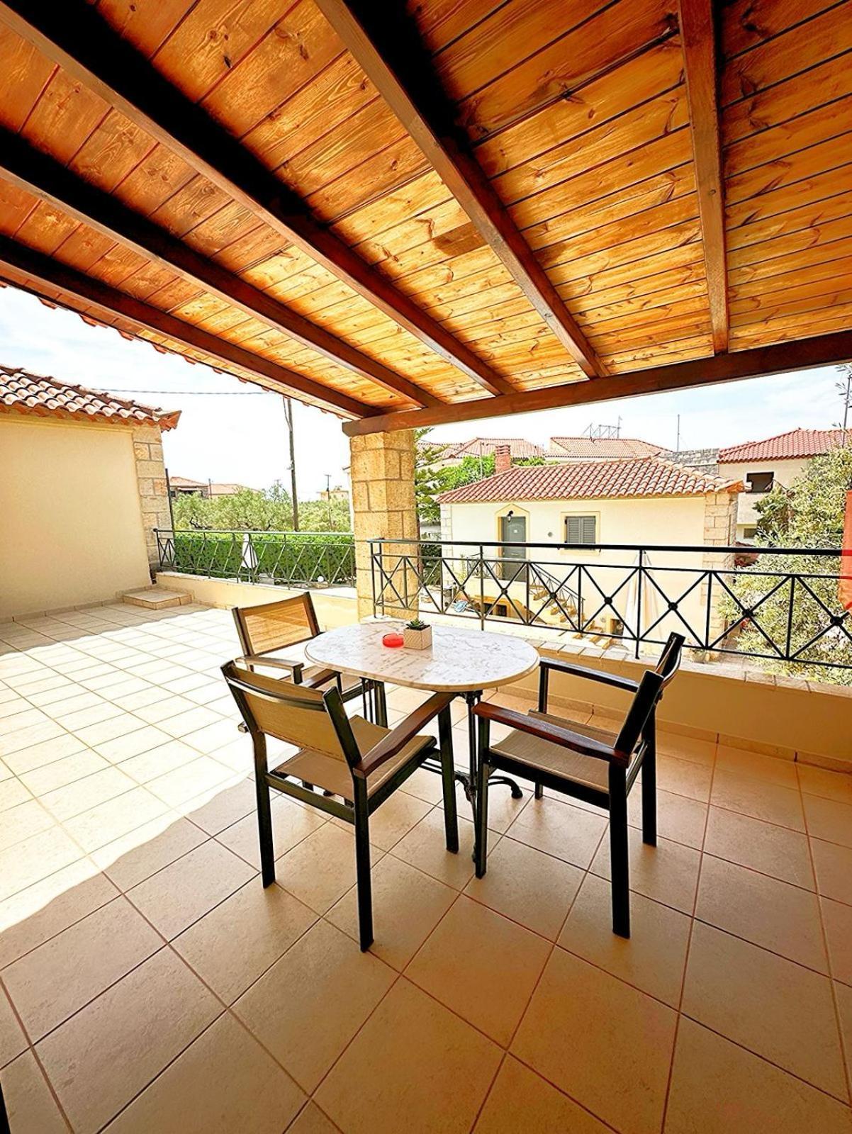 Finikes Apartments Stoupa Bagian luar foto
