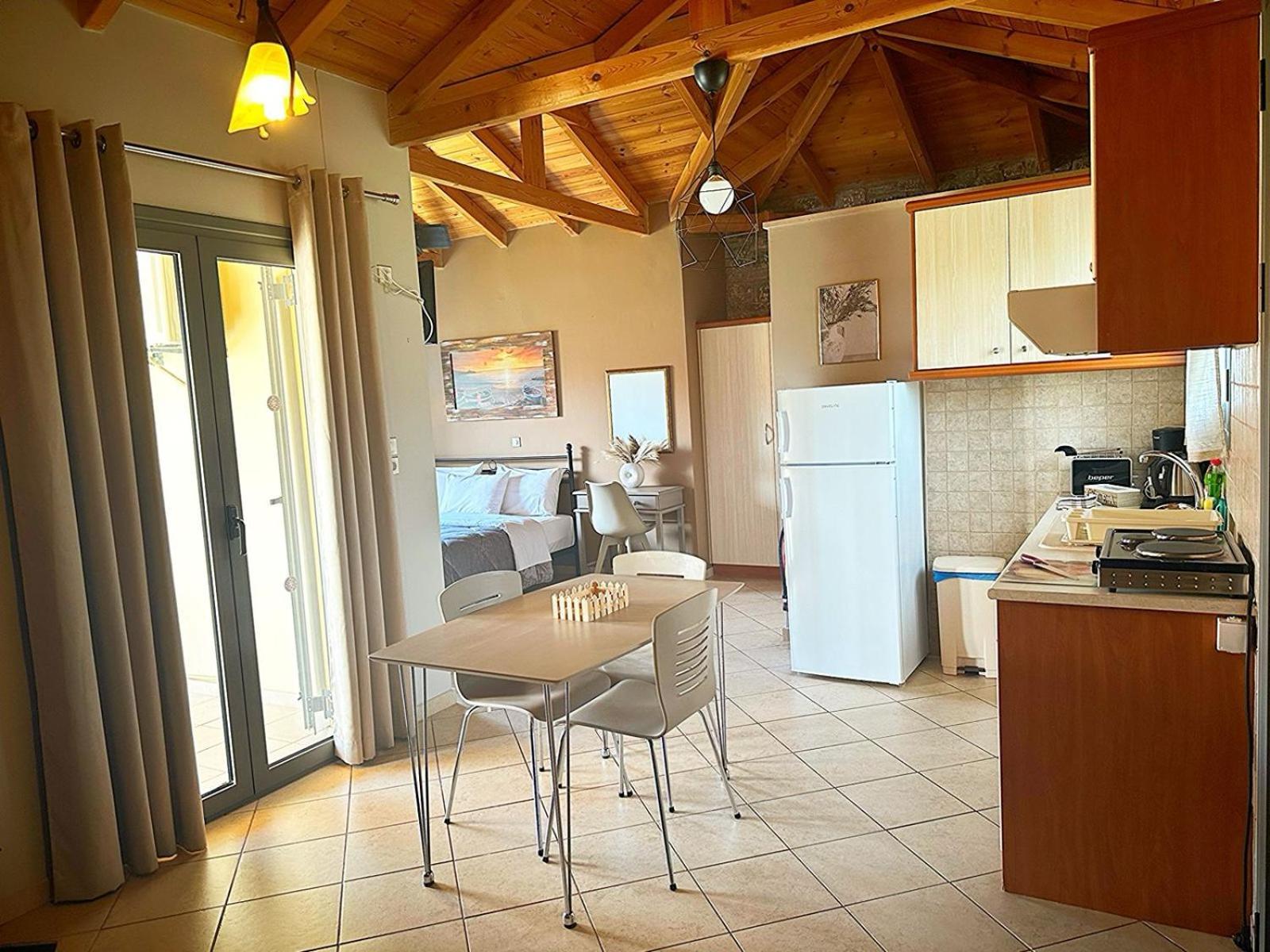 Finikes Apartments Stoupa Bagian luar foto
